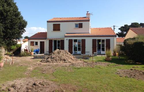 Avant travaux d'extension de maison