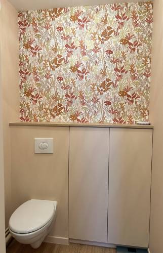 Toilette après rénovation