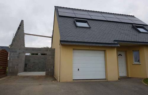 Porte de garage sectionnelle automatique dans les alentours de Rouen