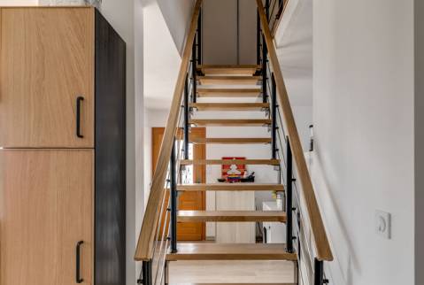 Escalier rénové Le Creusot