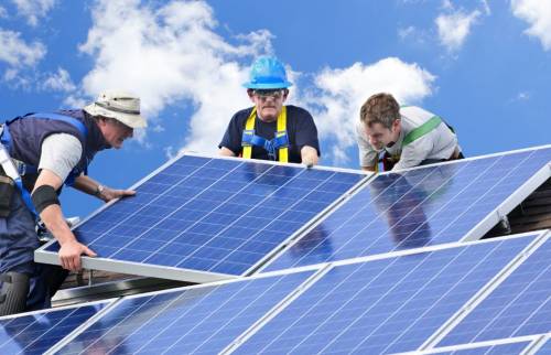 Installation panneaux solaires