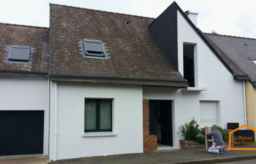 Ravalement de façade après travaux