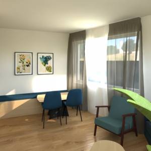 Création d'une chambre dans un studio - Arline Firenk - La Maison Des Architectes