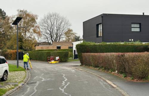 Intervention des géomètres sur site pour un relevé précis au dossier 