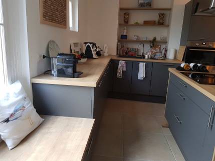 rénovation d'une cuisine dans un appartement