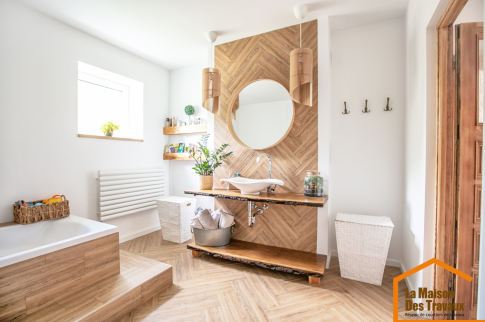 renovation de salle de bains style nature