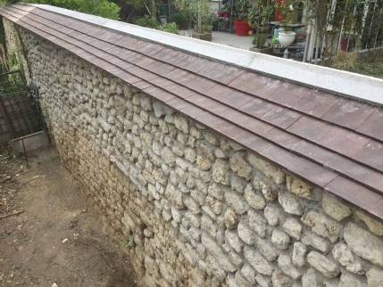 Nouveau mur en pierre et maçonnerie - Brie-Comte-Robert 77170