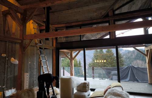 Pose poële à bois Morzine