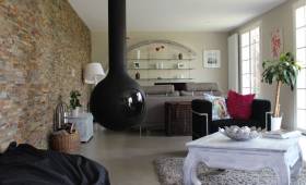 rénovation de maison, Chatou, cheminée