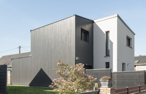Surélévation d'une maison ossature bois à Nantes