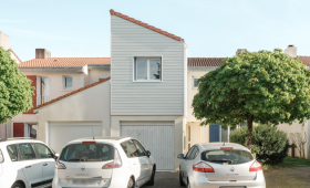 Surélévation de maison à Rezé (44400) - ossature bois bardage bois