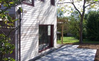 terrasse de 40m²  béton brut à Ploufragan