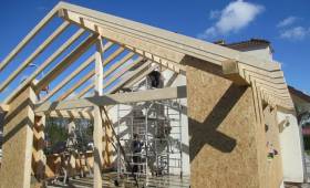 Agrandissement de maison avec ossature en bois à Villandry (37510)