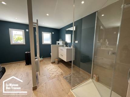 douche italienne moderne salle de bain extension