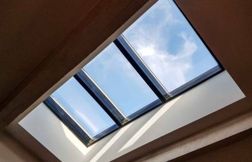 Travail terminé avec la création de cette verrière