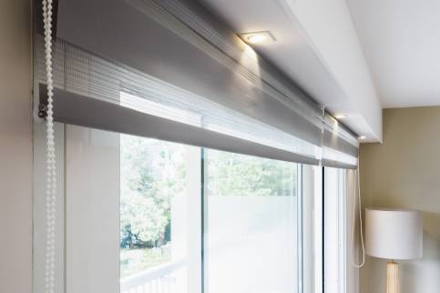 Eclairage dans les coffres de volets roulants