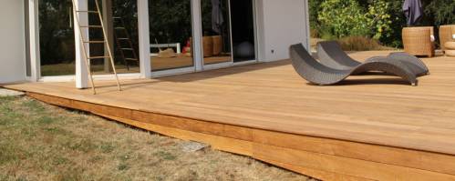 Terrasse sur plots