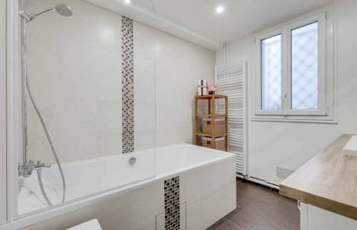 Rénovation complète d’un appartement à Fontenay-Aux-Roses la salle de bain