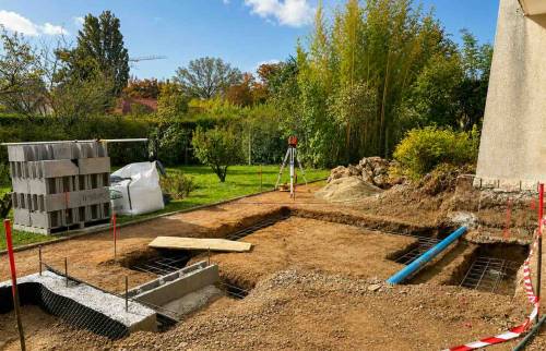 création d'une Véranda à Craponne 69290_pendant les travaux