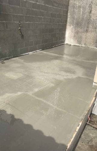 dalle pour la chambre parentale en ossature bois