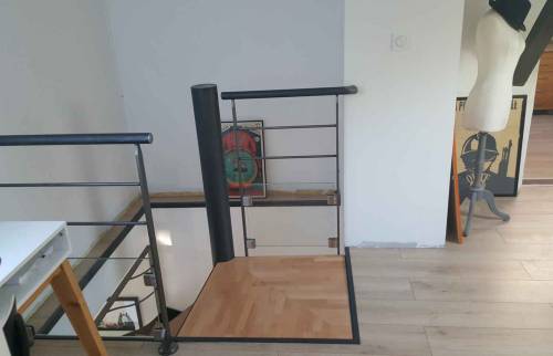 Réalisation d'un Escalier double - Lyon / Villeurbanne