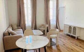 salon appartement gris