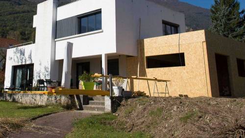 Extension maison bois