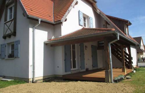 Terrasse bois à Habsheim