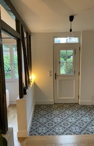 Entrée carreaux de ciment La Maison des Travaux Rouen 5