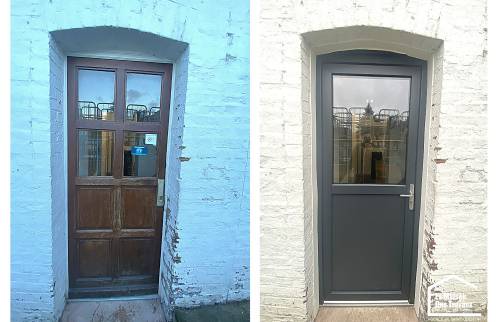 rénovation porte extérieur