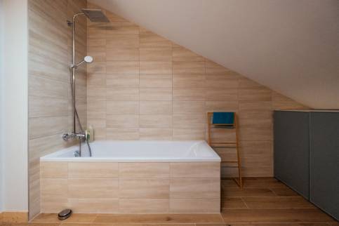 Réfection de salle de bain sous pente