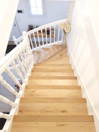 Rénovation d'un escalier près d'Aix-les-Bains
