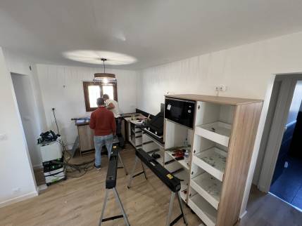 Aménagement d'une nouvelle cuisine Pino