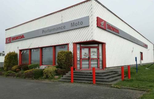 Façade du commerce avant travaux à Honfleur