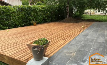 terrasse en bois douglas