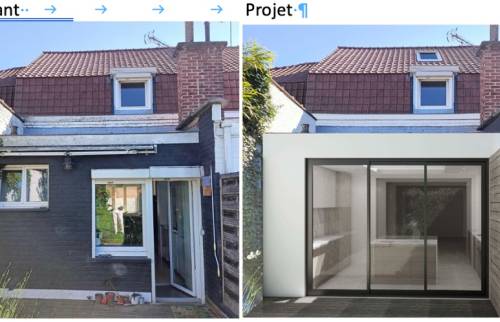 Existant et projet 