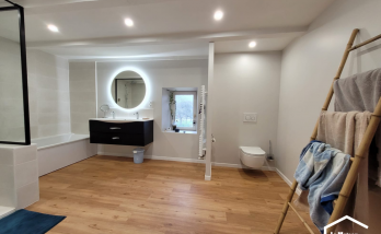 Salle de bain - Miroir éclairé