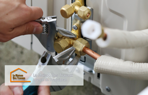 Les conduits isolés soigneusement dissimulés pour garantir un rendement optimal et un aspect soigné.