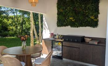 cuisine d'été extérieure