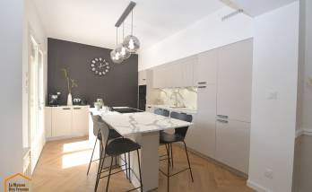 Réalisation d’une cuisine sur Meyrié dans une maison des années 70