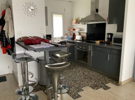 Travaux cuisine avant Morteau