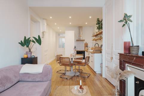 Rénovation Appartement Lyon Montchat -  Pièce de vie
