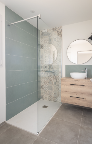 Création d'une salle de bain à l'étage à Bouguenais