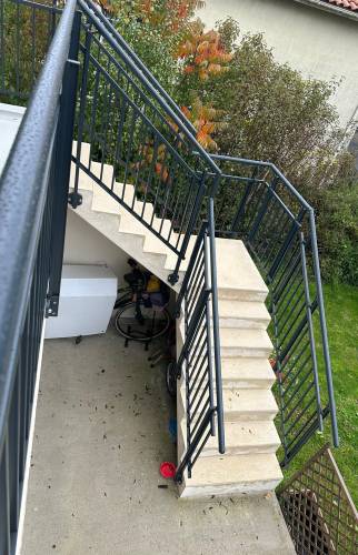 Rénovation d'un garde corps à Saintes 