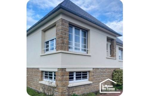 Ravalement de façade sur Cherbourg 