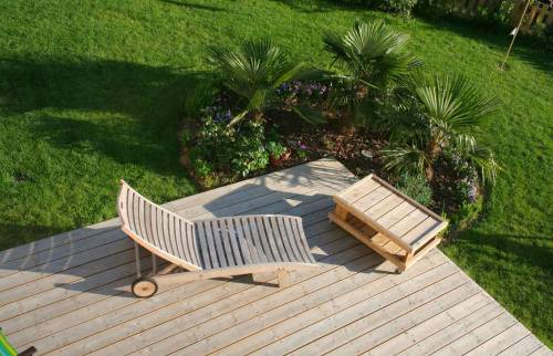Nouvelle terrasse bois surélevée en agrandissement balcon