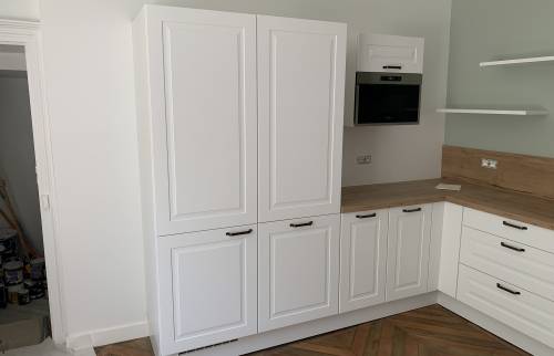 Après travaux : Grands rangements de cuisine - Rennes 