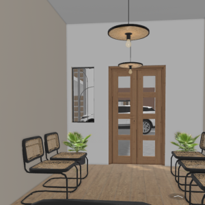 Aménagement 3D de bureaux lumineux à Pierrefitte