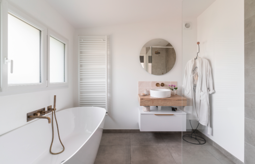 Création d'une suite parentale à Bouguenais - salle de bain