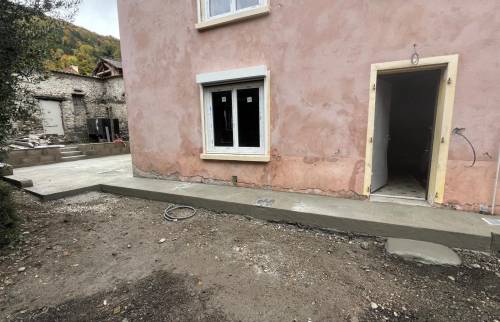 Rénovation de façade à Valencin 